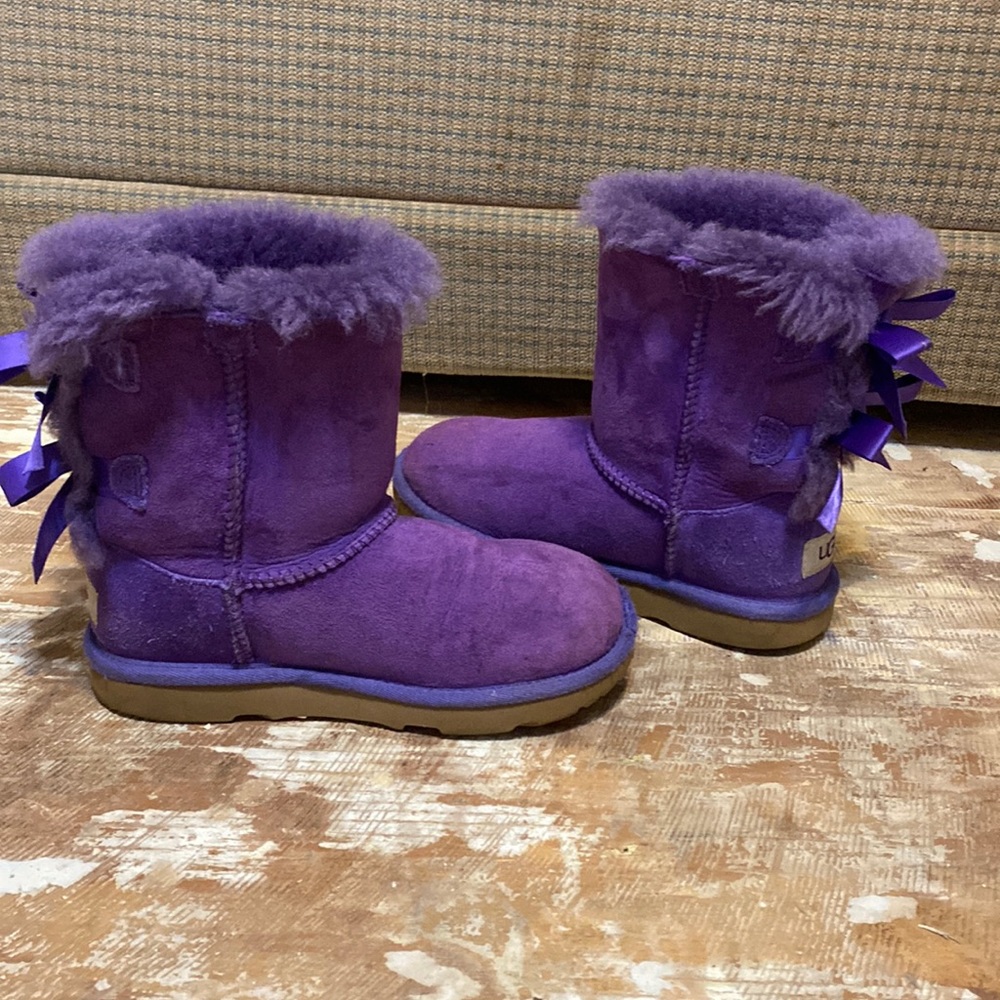 Purple UGG girls boots